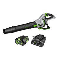 EGO POWER+ 56-volt 765-CFM 200-MPH Battery Handheld Leaf Blower 5.0 Ah in Green | LB7654