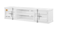 ACME FURNITURE Cargo Traditional White 73.3-in W TV stand ( Accommodates TVs up to 70-in ) | 91880