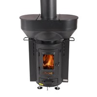 QStoves 22.4-in W Gray Steel Wood-Burning Fire Pit in Black | Q05X