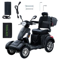 VEVOR Heavy Duty 4 Wheel Mobility Scooters For Seniors and Adults 500Lbs Capacity 31-Mile 3 Speed Long Range, 800W All Terrain Electric Recreational