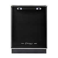 UNIQUE Classic Retro by Unique Classic Retro 24-in Top Control Built-in Dishwasher ( Midnight Black ) With Third Rack, 45-Decibel Stainless Steel