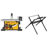 DEWALT 8.25-in 15 -Amp Portable Jobsite Table Saw with Folding Stand | DWE7485WS