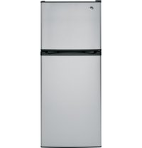 GE 11.55-cu ft Counter-Depth Top-Freezer Refrigerator ( Stainless steel ) ENERGY STAR Certified | GPE12FSKSB
