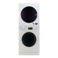 Equator Advanced Appliances Equator Electric Stacked Laundry Center with 1.6-cu ft Front load Washer and 3.5-cu ft Dryer ( White ) | EW 824 N + ED 850