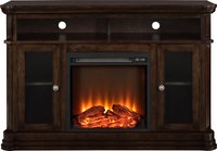 Ameriwood Home 47.25-in W Espresso TV Stand with Fan-forced Flat wall in Brown | 1765096PCOM