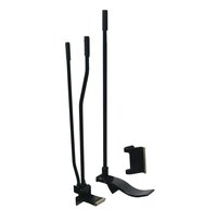 ESCO Heavy Duty Tire Changer Machine for Tubeless Truck Tires 16.5-in-24.5-in- Demounts Without Bead Damage- Black/Yellow | 70100