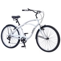 Siavonce Men's Beach Cruiser Bike 7 Speed Bicycles 26-inInch Multiple Colors Leather one_size | XH970612