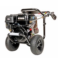 SIMPSON 49-State 4 GPM Powershot 4400-PSI 4-GPM Cold Water Gas Pressure washer with 5 Spray Tips in Black | PS60843