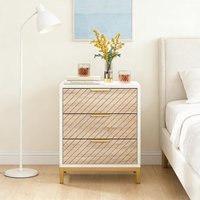 LUXEYARD Versatile Storage Cabinet Elegant Bedside Side End Table one_size | DS-R-O-013