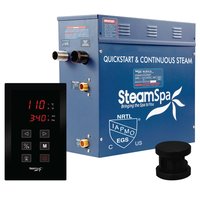 SteamSpa Oasis 4500-Watt Matte Black Steam Generator | OAT450MK