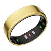 RINGCONN - 123030703 Gen 2 Ultra-Thin Smart Ring with Sleep Apnea Monitoring and Health Tracking (Size 7; Royal Gold) - Gold - (2025)