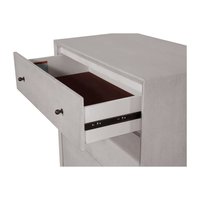 Alpine Furniture - Flynn Mid Century Modern 3 Drawer Small Chest - Gray