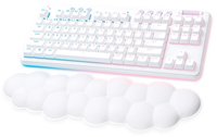 Logitech - G715 Aurora Collection TKL Wireless Mechanical Tactile Switch Gaming Keyboard for PC/Mac with Palm Rest Included - White Mist