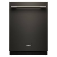 KitchenAid - 24" Top Control Built-In Dishwasher with 360 Max Jets Third Rack and ProDry System, 44 dBA - Black Ore
