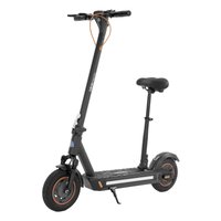 HiBoy - MAX Pro Electric Scooter with Removable Seat, 650W Peak Motor, 22 MPH, 46.6 Miles Long Range, Foldable Design - Black