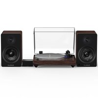 Fluance - RT85 Reference High Fidelity Vinyl Turntable, PA10 Phono Preamp and Ai61 Powered 6.5" Stereo Bookshelf Speakers - Natural Walnut