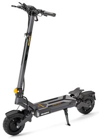 Ausom - DT2 Pro Foldable Electric Scooter w/ 71 mi Max Operating Range & 20 mph Max Speed, Dual 1100W Motors, Tubeless Tires - Gray/Yellow