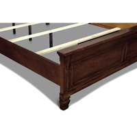 New Classic Furniture - Furniture Tamarack 5/0 Solid Wood Queen Bed in Burnished - Cherry