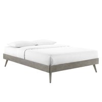 Modway - Margo Wood King Platform Bed Frame - Gray