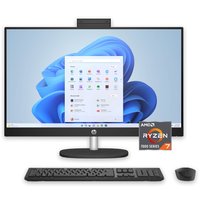 HP - 27" Touch-Screen All-in-One with Adjustable Height - AMD Ryzen 7 7730U 2023 - 32GB Memory - 1TB SSD - Jet Black
