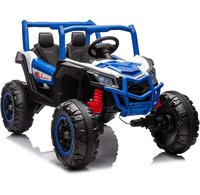 GARVEE - 24V 2-Seater 4WD Off-Road Electric Ride-On UTV Car for Kids with Remote Control – Toddler Electric Vehicle for Ages 3-6 - Blue