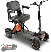 SuperHandy - Foldable Mobility Scooter - Black & Orange