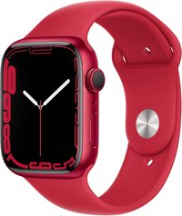 Refurbished Excellent - Apple Refurbished Watch Series 7 Aluminum 41mm A2473 (GPS Only, No Cellular) - Red - (2021)