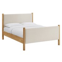Modway - Maven Full Size Fabric Upholstered Platform Bed - Ivory