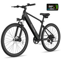 5th Wheel - IMPACT eBike w/ 22 mi Max Operating Range & 20 mph Max Speed - Black