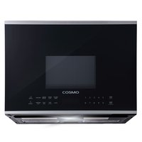 COSMO - COS-2413ORM1SS 24 in. Stellar Collection 1.34 cu. ft. Over the Range Microwave with Vent Fan - Black
