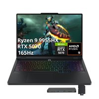 Lenovo - Legion Pro 5 16" Gaming,Ryzen 9 9955HX,32GB RAM,2TB SSD+1TB Dock Set,RTX 5070,Backlit Keyboard,Win 11 - Black