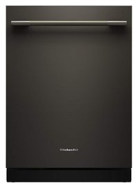KitchenAid - 24 inch Top Control Built-In Dishwasher with 360 Max Jets Third Rack and ProDry System, 44 dBA - Black Ore