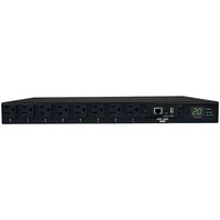 Eaton Tripp Lite Series 1.9kW Single-Phase Switched Automatic Transfer Switch PDU, 2 120V L5-20P / 5-20P Inputs, 16 - Black