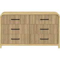 Elements - Ridgemont 6-Drawer Dresser - Natural