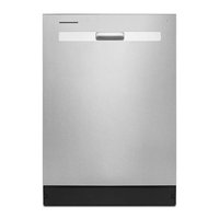 Whirlpool - Quiet Dishwasher with Boost Cycle and Pocket Handle .- Fingerprint Resistant - Stainless Steel