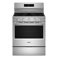 Maytag - 30 in. Wide 5 burners 5.0 cu. ft. Freestanding Gas Range With No Preheat Air Fry and Air Baking - Stainless Steel