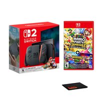 Switch 2 Console with Mario Kart World and Super Mario Party Jamboree Bundle - Nintendo Switch 2