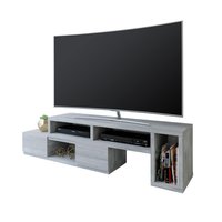 Spaco - Adjustable TV Stand Console for TV's Up to 65" for Living Room - Gray