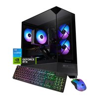 iBUYPOWER - Element SE Gaming Desktop PC Intel Core i5 14400F 2024 NVIDIA GeForce RTX 5060 8GB 16GB DDR5 1TB SSD Storage - Black