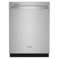 Whirlpool - 24" Top Control Built-in Tub Dishwasher with 3rd Rack and 41 dBA - Stainless Steel