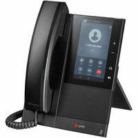 HP - Poly CCX 505 IP Phone - Corded - Corded/Cordless - Bluetooth, Wi-Fi - Desktop, Wall Mountable - 24 x Total Line - Black