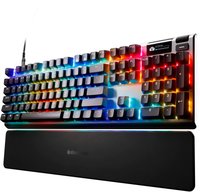 SteelSeries - Apex Pro Gen 3 Full Size Wired Magnetic Hall-Effect OmniPoint Adjustable Gaming Keyboard with Rapid Tap - Black