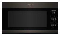Whirlpool - 2.1 cu. ft. Microwave Hood with Sensor Cooking and AccuPop - Black Stainless Steel