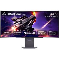 LG - 45" UltraGear OLED Curved Gaming Monitor 45GS95QE-B