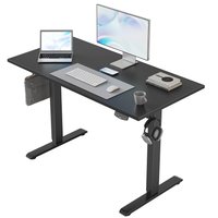 CovertSafe - 40x24 Electric Standing Desk Memory Preset Sit Stand Workstation - Black 40 x 24 Inch