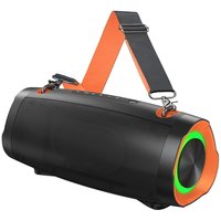 Dazzling Pops - Boom Pro D100 70w Bold Sound Extra Bass 24h Playtime Beat-sync Lights Ipx6 Waterproof For Hiking Camping - Orange