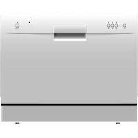 RCA - 20" Countertop Dishwasher - White