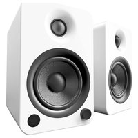 Kanto - 4" Wireless 2-Way Bookshelf Speakers (Pair) - Matte White