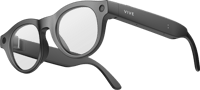 HTC - VIVE Eagle™ AI Glasses – Round, Clear Lens - Charcoal Black