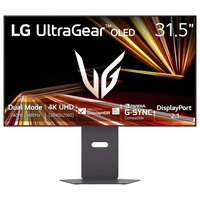 LG - UltraGear 32" OLED Dual Mode (4K UHD 240Hz, FHD 480Hz) 0.03ms G-SYNC Compatible, AMD FreeSync Premium Pro Gaming Monitor - Black